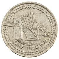 2004 Fourth Railway Bridge One Pound Circulated Coin Thumbnail