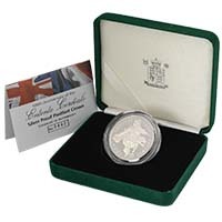 2004 Entente Cordiale 100th Anniversary £5 Crown Piedfort Silver Proof Thumbnail