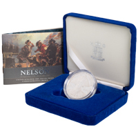 2005 Death Of Horatio Nelson 200th Anniversary £5 Crown Silver Proof Thumbnail