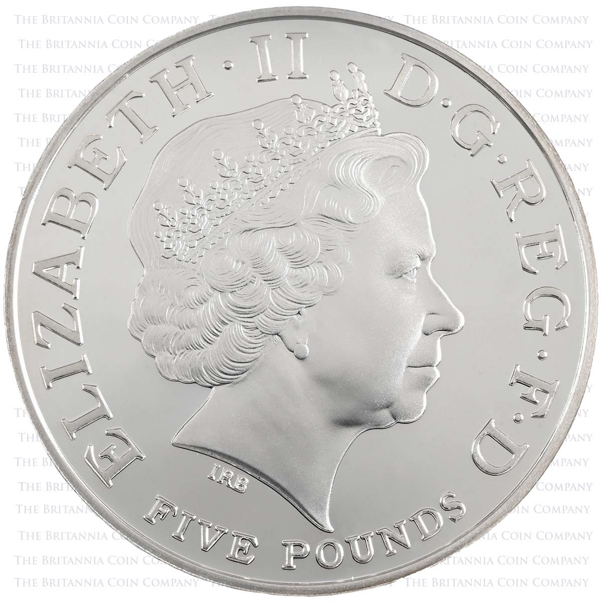 UK05NT2SP 2005 Nelson Trafalgar £5 Crown Set Silver Proof Trafalgar Obverse