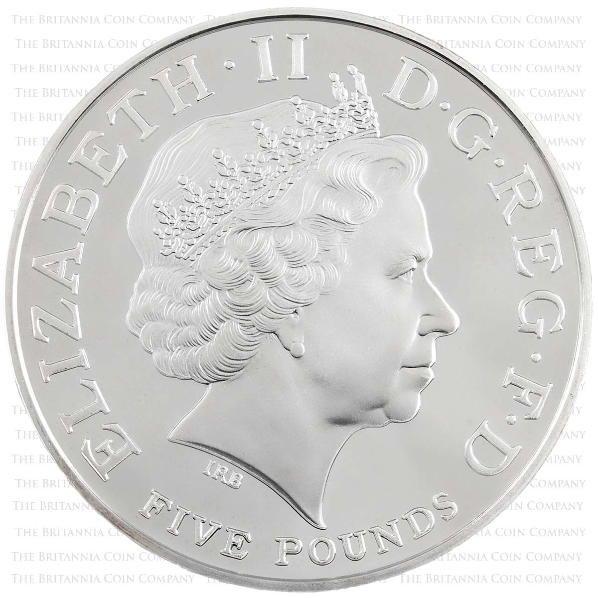2005 Battle of Trafalgar £5 Crown Silver Proof Obverse