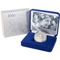 UK80SP 2006 Elizabeth II 80th Birthday £5 Crown Silver Proof Thumbnail