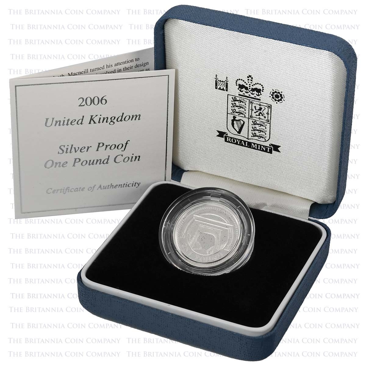 2006 Northern Ireland Egyptian Arch Bridge £1 Silver Proof Boxed