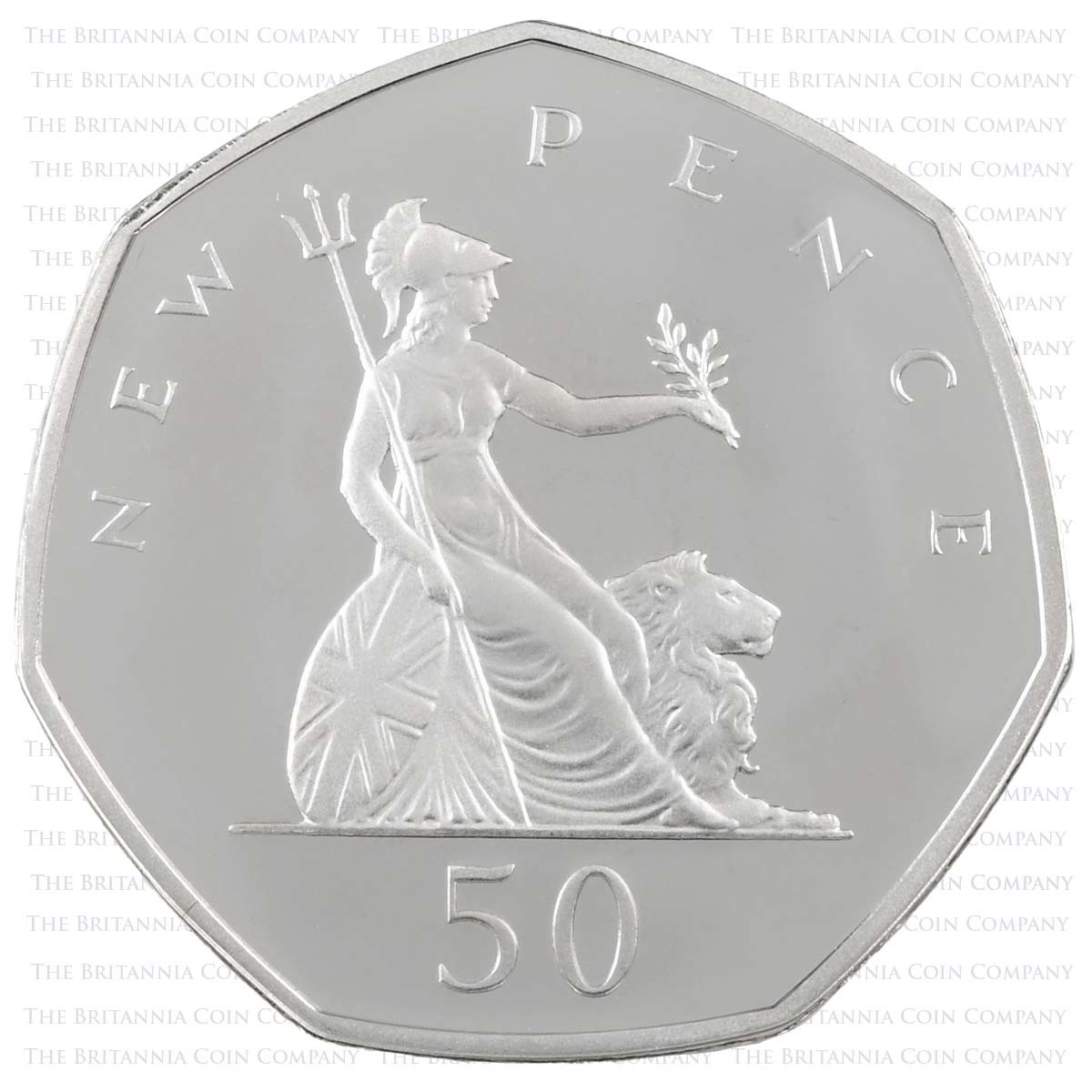 2009 40th Anniversary 50p 16 Coin Set Silver Proof Britannia
