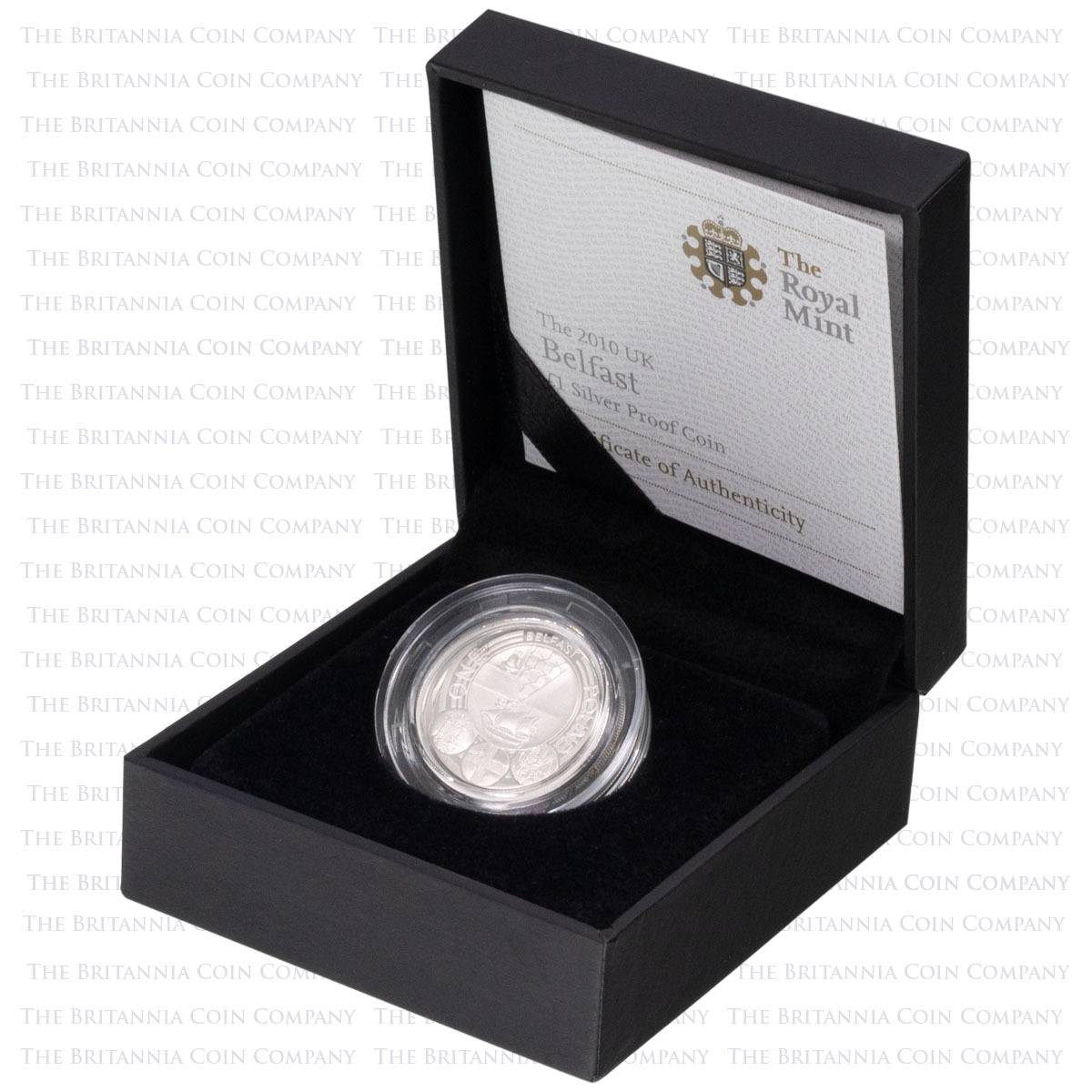 Silver Proof 2010 Belfast £1 : Capital Cities