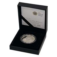 2010 Restoration of the Monarchy 350th Anniversary £5 Crown Piedfort Silver Proof Thumbnail