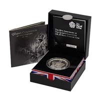 2013 Queen’s Coronation 60th Anniversary £5 Crown Piedfort Silver Proof Thumbnail