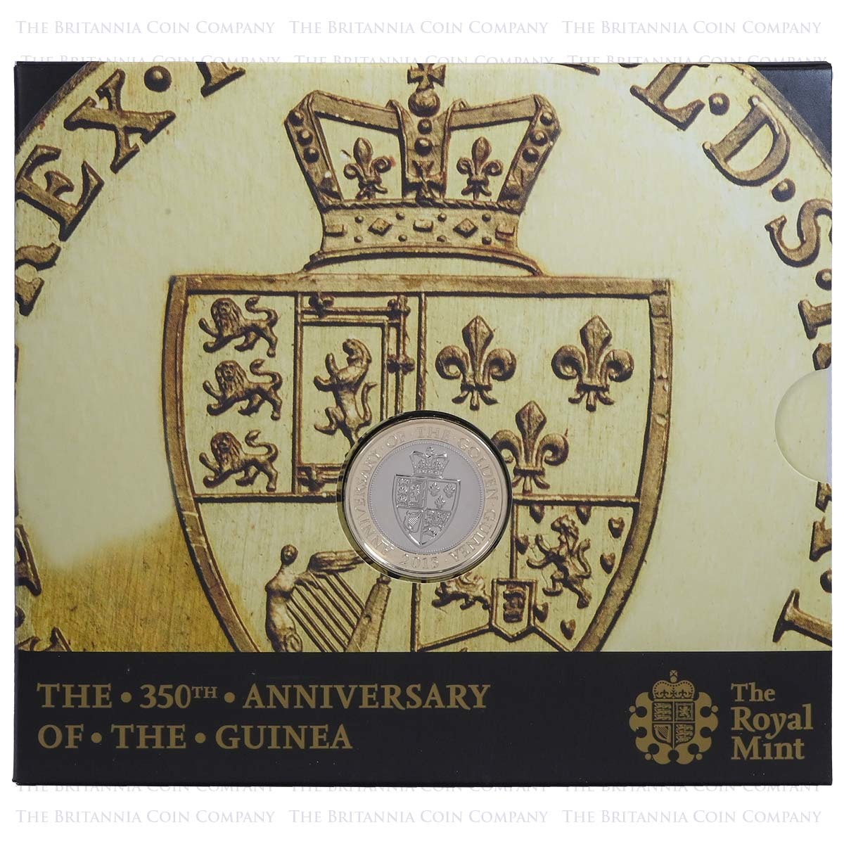 UK13GUBU 2013 Golden Guinea Two Pound Brilliant Uncirculated Coin In Folder