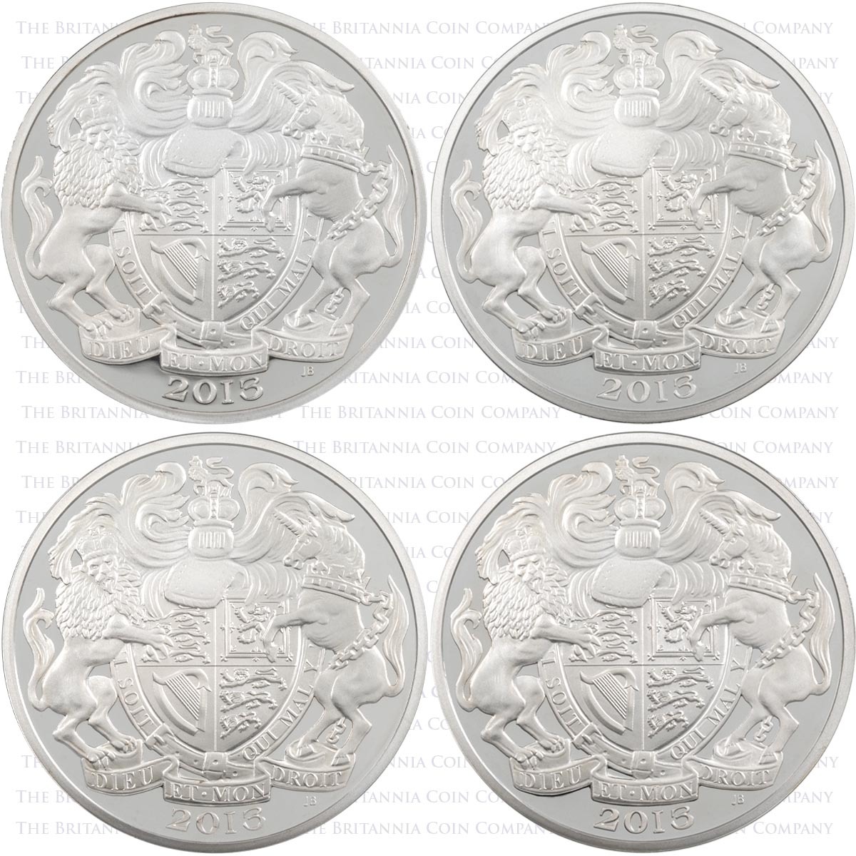 uk13qp4p-2013-£5-silver-piedfort-the-queens-coronation-60th-anniversary-portrait-collection-4-coin-set-001-m