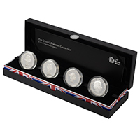 2013 Queen's Portrait Collection Five Pound Silver Proof Coin Set Thumbnail