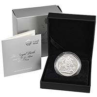 UK13RBPC 2013 Prince George Birth £5 Crown Silver Proof Thumbnail