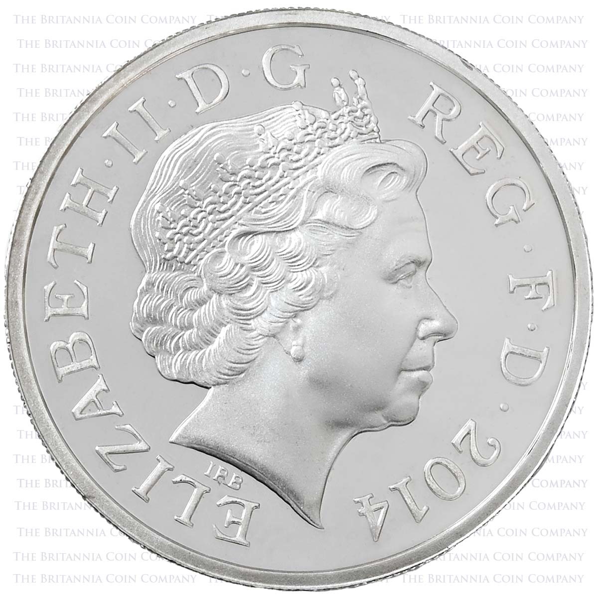UK14NISP 2014 Floral Icons Northern Ireland £1 Silver Proof Obverse