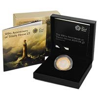UK15THSP 2014 Trinity House Lighthouse Two Pound Silver Proof Coin Thumbnail