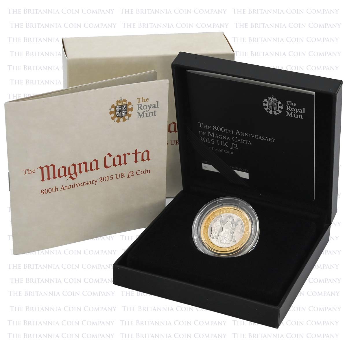 UK15MCSP 2015 Magna Carta £2 Silver Proof Boxed