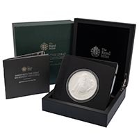 UK15WC5S 2015 Sir Winston Churchill Five Ounce Silver Proof Coin Thumbnail
