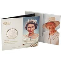 UK1690BU 2016 Queen's 90th Birthday £5 Crown BU in Folder Thumbnail