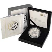 UK1690PF 2016 Queen’s 90th Birthday £5 Crown Piedfort Silver Proof Thumbnail
