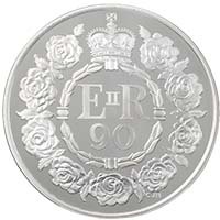 UK1690SP 2016 Queen's 90th Birthday £5 Crown Silver Proof Thumbnail