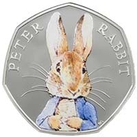 UK16BPRS 2016 Beatrix Potter Peter Rabbit 50p Silver Proof Thumbnail
