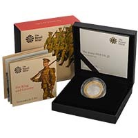 UK16W1SP 2016 Army First World War One Two Pound Silver Proof Coin Thumbnail