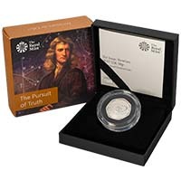 2017 Sir Isaac Newton 50p Piedfort Silver Proof Thumbnail