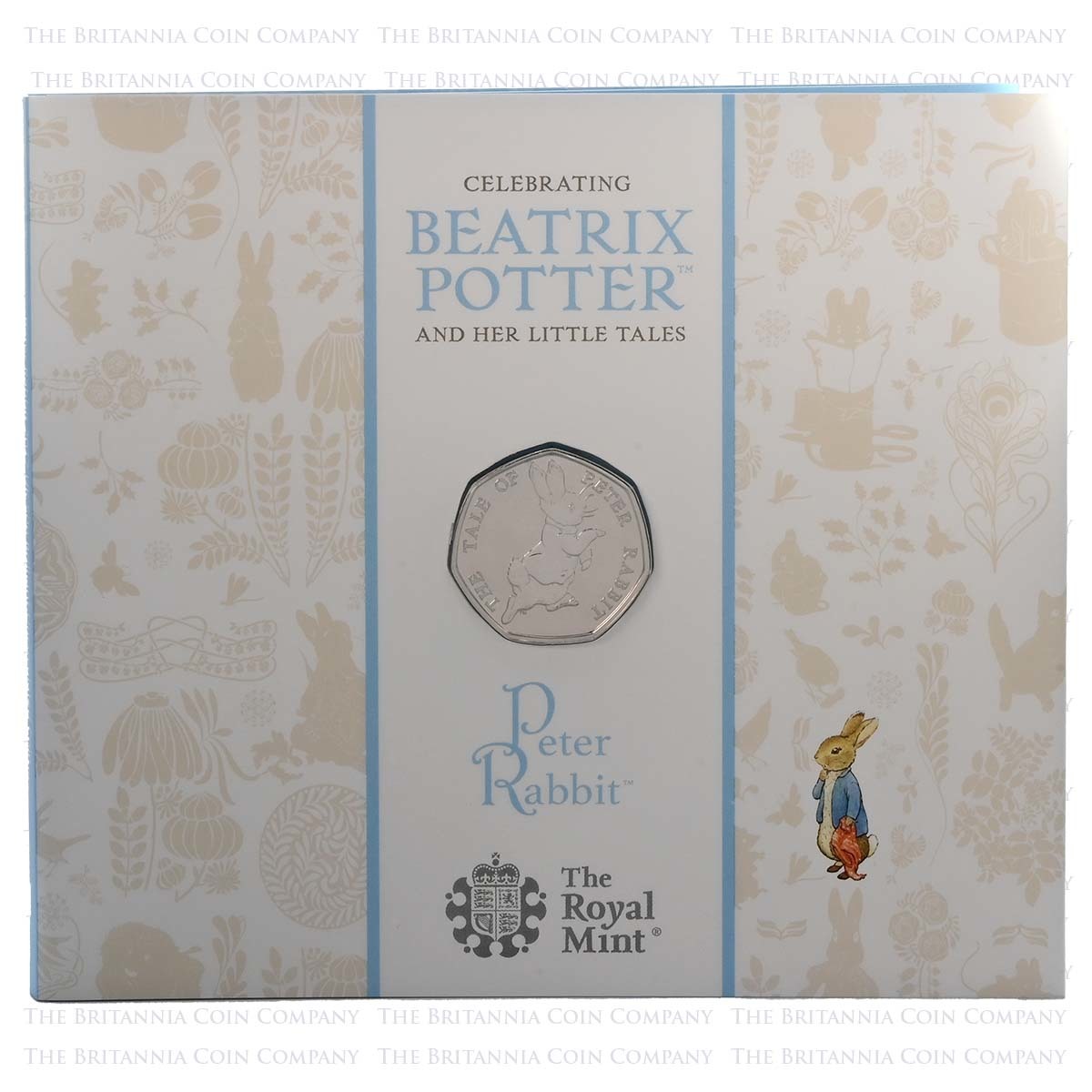 UK17PRBU 2017 Beatrix Potter Peter Rabbit 50p Brilliant Uncirculated Folder