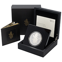 UK17QBS5 2017 Lion Of England Five Ounce Silver Proof Queen's Beasts Coin Thumbnail