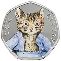 UK17TKSP 2017 Beatrix Potter Tom Kitten 50p Silver Proof Thumbnail