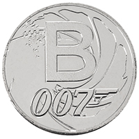 Thumbnail of UK18B10 2018 James Bond Ten Pence Circulated Alphabet A-Z Coin