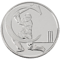 UK18C10 2018 Cricket Ten Pence Circulated Alphabet A-Z Coin thumbnail