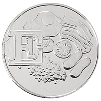 UK18E10 UK18F10 2018 Full English Breakfast Ten Pence Circulated Alphabet A-Z Coin thumbnail