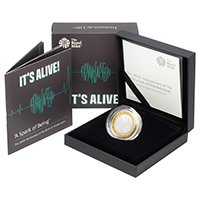 UK18FRPF 2018 Frankenstein Two Pound Piedfort Silver Proof Coin thumbnail image