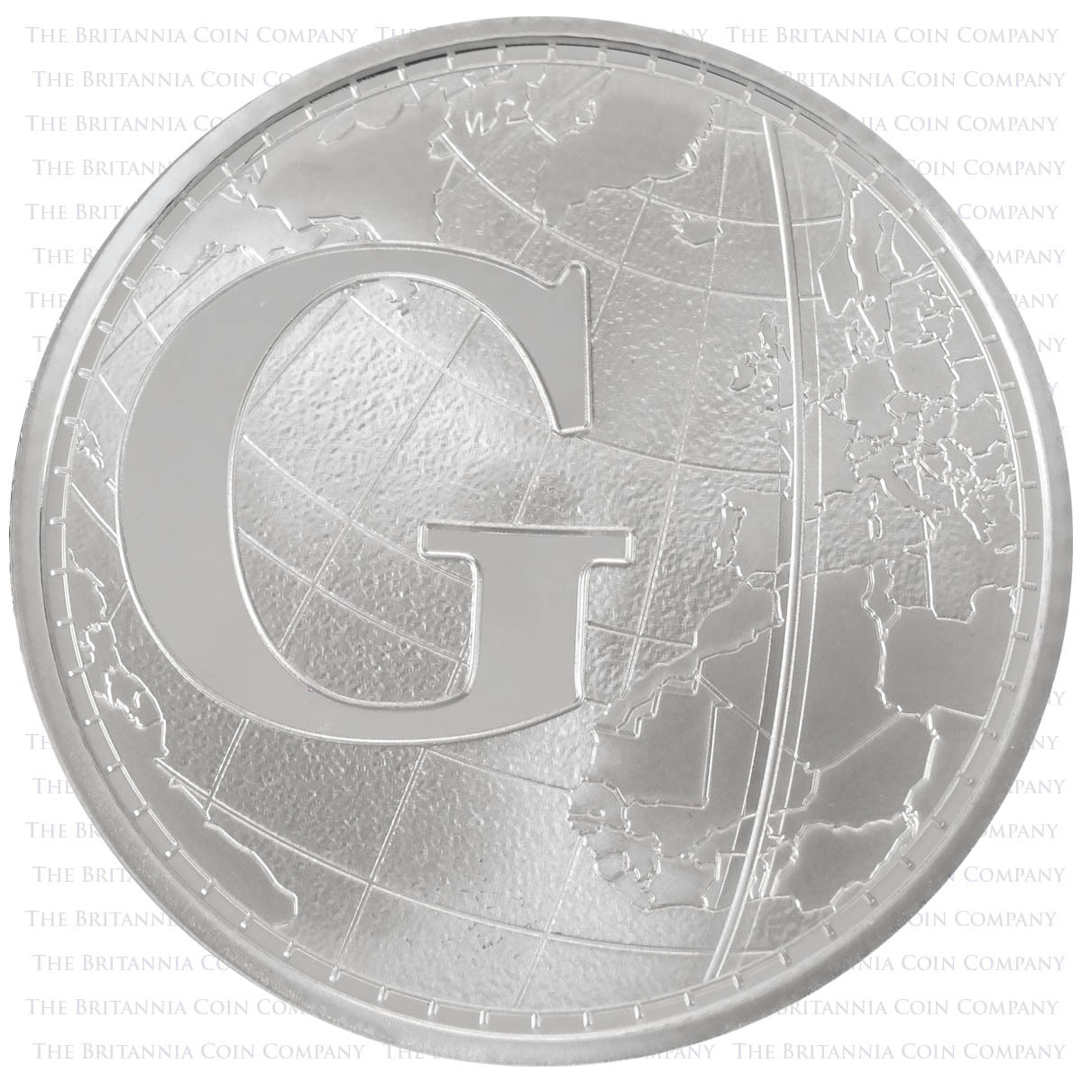 UK18GSP 2018 Greenwich Mean Time Ten Pence Silver Proof Alphabet A-Z Coin