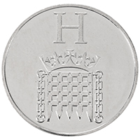Thumbnail of the UKH10 2018 Houses Of Parliament Ten Pence Circulated Alphabet A-Z Coin