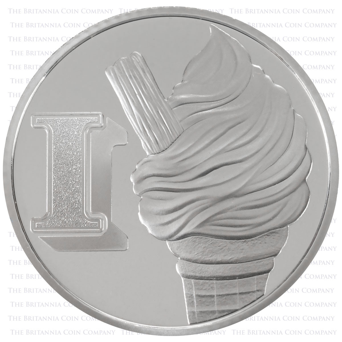 UK18ISP 2018 Ice Cream Ten Pence Silver Proof Alphabet A-Z Coin