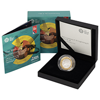 UK18LTPF 2018 F-35 Lightning II Two Pound Piedfort Silver Proof RAF Centenary Coin thumbnail image