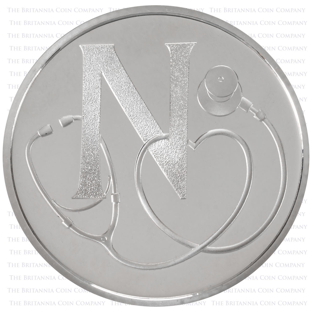 UK18NSP 2018 National Health Service Ten Pence Silver Proof Alphabet A-Z Coin