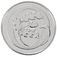 UK18O10 2019 Oak Tree Ten Pence Circulated Alphabet A-Z Coin thumbnail