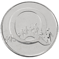 UK18Q10 2018 Queuing Ten Pence Circulated Alphabet A-Z Coin thumbnail