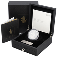 UK18QBST 2018 Black Bull Of Clarence Ten Ounce Silver Proof Queen's Beasts Coin Thumbnail