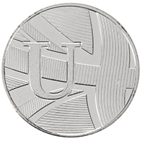 UK18U10 2018 Union Jack Flag Ten Pence Circulated Alphabet A-Z Coin thumbnail