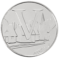 UK18V10 2018 Villages Ten Pence Circulated Alphabet A-Z Coin thumbnail