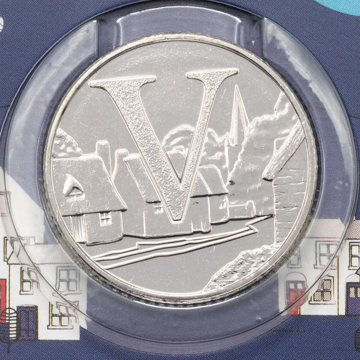 2018 V For Village Ten Pence Great British Coin Hunt Coin reverse design