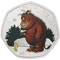 UK19GRSP 2019 Gruffalo and Mouse 50p Silver Proof Thumbnail