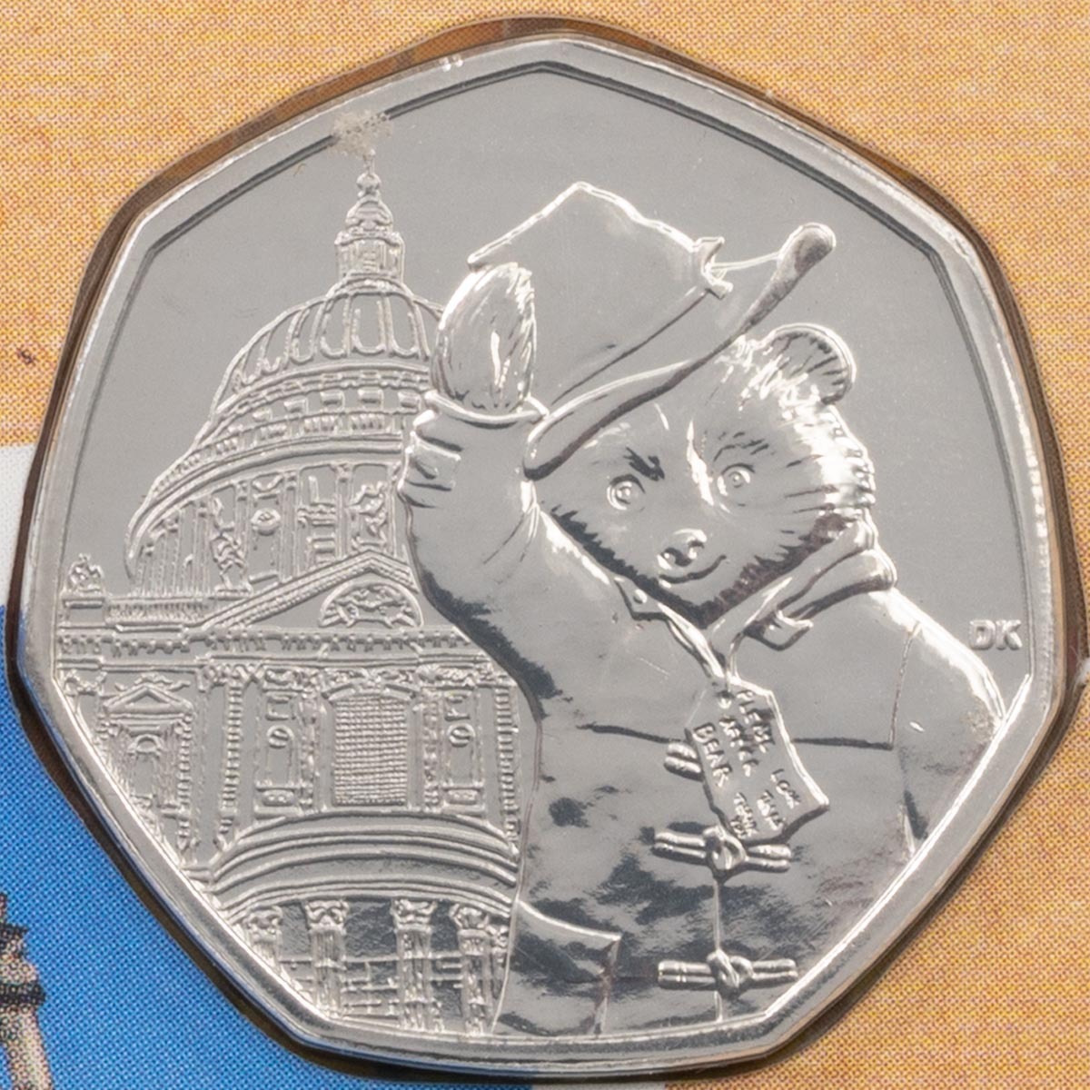UK19PPBU 2019 Paddington At St Paul’s Fifty Pence Brilliant Uncirculated Coin