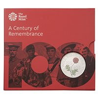 Product thumbnail of UK19RDBU 2019 Remembrance Day Five Pound Coloured Brilliant Uncirculated Coin