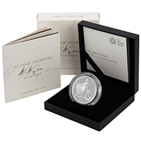 UK19UL2S 2019 Una And The Lion Two Ounce Silver Proof Great Engravers Coin Thumbnail