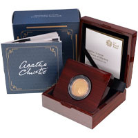 UK20ACGP 2020 Agatha Christie 100 Years Of Mystery Two Pound Gold Proof Coin Thumbnail