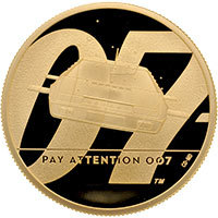 UK20B2GP 2020 James Bond Pay Attention 007 1 Ounce Gold Proof Thumbnail