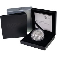 UK20B2SP 2020 Pay Attention James Bond 007 One Ounce Silver Proof Coin Thumbnail